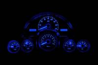 Dakota Digital VHX Gauge System Silver Alloy Blue | 1958-62 Corvette | Dakota Digital | 70007