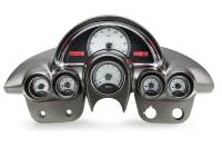 Dakota Digital VHX Gauge System Silver Alloy Red