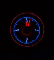 Dakota Digital HDX Series Clock Black Alloy | 1958-62 Corvette | Dakota Digital | 70018
