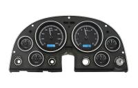 Dakota Digital VHX Gauge System Black Alloy Blue