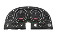 Dakota Digital VHX Gauge System Black Alloy Red