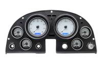 Dakota Digital VHX Gauge System Silver Alloy Blue