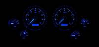 Dakota Digital VHX Gauge System Silver Alloy Blue | 1963-67 Corvette | Dakota Digital | 70029