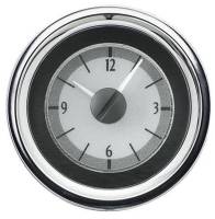 Dakota Digital VHX Gauge System Clock Silver Alloy White | 1963-67 Corvette | Dakota Digital | 70034