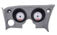Dakota Digital VHX Gauge System Silver Alloy Red