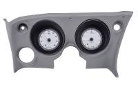 Dakota Digital VHX Gauge System Silver Alloy Red
