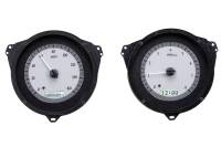 Dakota Digital VHX Gauge System Silver Alloy White | 1968-77 Corvette | Dakota Digital | 70047