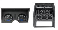 Dakota Digital VHX Gauge System Black Alloy Blue