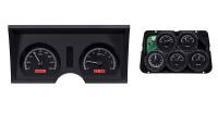 Dakota Digital VHX Gauge System Black Alloy Red