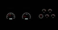 Dakota Digital VHX Gauge System Black Alloy White | 1978-82 Corvette | Dakota Digital | 70054