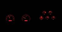 Dakota Digital VHX Gauge System Silver Alloy Red | 1978-82 Corvette | Dakota Digital | 70056