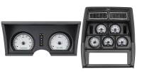 Dakota Digital VHX Gauge System Silver Alloy White