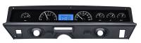 Dakota Digital VHX Gauge System Black Alloy Blue