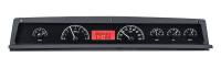 Dakota Digital VHX Gauge System Black Alloy Red