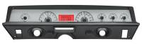 Dakota Digital VHX Gauge System Silver Alloy Red | 1971-76 Impala or Caprice | Dakota Digital | 16786