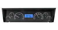 Dakota Digital VHX Gauge System Black Alloy Blue