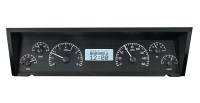 Dakota Digital VHX Gauge System Black Alloy White