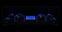 Dakota Digital VHX Gauge System Silver Alloy Blue | 1977-90 Impala or Caprice | Dakota Digital | 16795