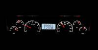 Dakota Digital VHX Gauge System Silver Alloy White | 1977-90 Impala or Caprice | Dakota Digital | 16797