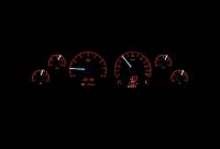 Dakota Digital HDX Gauge Series Silver Alloy | 1994-96 Fullsize Chevy Car | Dakota Digital | 16811