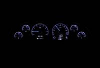 Dakota Digital HDX Gauge Series Silver Alloy | 1994-96 Fullsize Chevy Car | Dakota Digital | 16811