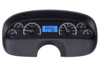 Dakota Digital VHX Gauge System Black Alloy Blue