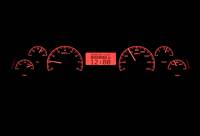 Dakota Digital VHX Gauge System Black Alloy Red | 1994-96 Impala SS or Caprice | Dakota Digital | 16805