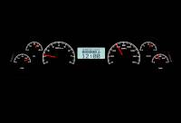 Dakota Digital VHX Gauge System Black Alloy White | 1994-96 Impala SS or Caprice | Dakota Digital | 16806