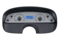 Dakota Digital VHX Gauge System Silver Alloy Blue