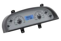 Dakota Digital VHX Gauge System Silver Alloy Blue | 1994-96 Impala SS or Caprice | Dakota Digital | 16807