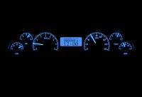 Dakota Digital VHX Gauge System Silver Alloy Blue | 1994-96 Impala SS or Caprice | Dakota Digital | 16807