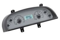 Dakota Digital VHX Gauge System Silver Alloy White | 1994-96 Impala SS or Caprice | Dakota Digital | 16809