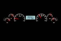 Dakota Digital VHX Gauge System Silver Alloy White | 1994-96 Impala SS or Caprice | Dakota Digital | 16809