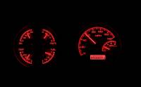 Dakota Digital VHX Gauge System Black Alloy Red | 1969 Firebird | Dakota Digital | 43901