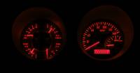 Dakota Digital VHX Gauge System Silver Alloy Red | 1969 Firebird | Dakota Digital | 43904