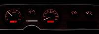 Dakota Digital VHX Gauge System Silver Alloy Red | 1970-81 Firebird | Dakota Digital | 43910