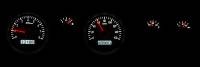 Dakota Digital VHX Gauge System Silver Alloy White | 1970-81 Firebird | Dakota Digital | 43911