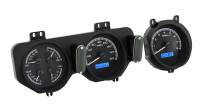 Dakota Digital VHX Gauge System Black Alloy Blue | 1968 GTO/Lemans | Dakota Digital | 24901