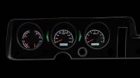 Dakota Digital VHX Gauge System Black Alloy White | 1968 GTO/Lemans | Dakota Digital | 24903