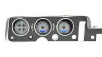 Dakota Digital VHX Gauge System Silver Alloy Blue