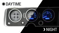 Dakota Digital VHX Gauge System Silver Alloy Blue | 1968 GTO/Lemans | Dakota Digital | 24904