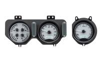 Dakota Digital VHX Gauge System Silver Alloy White