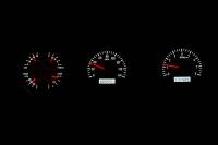 Dakota Digital VHX Gauge System Silver Alloy White | 1968 GTO/Lemans | Dakota Digital | 24906