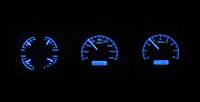Dakota Digital VHX Gauge System Black Alloy Blue | 1969 GTO/Lemans | Dakota Digital | 24907