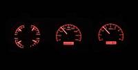 Dakota Digital VHX Gauge System Black Alloy Red | 1969 GTO/Lemans | Dakota Digital | 24908