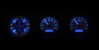 Dakota Digital VHX Gauge System Silver Alloy Blue | 1969 GTO/Lemans | Dakota Digital | 24910