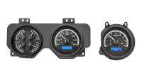 Dakota Digital VHX Gauge System Black Alloy Blue | 1970-72 GTO/Lemans | Dakota Digital | 24913