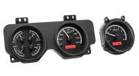 Dakota Digital VHX Gauge System Black Alloy Red | 1970-72 GTO/Lemans | Dakota Digital | 24914