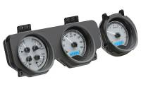Dakota Digital VHX Gauge System Silver Alloy Blue | 1970-72 GTO/Lemans | Dakota Digital | 24916