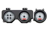 Dakota Digital VHX Gauge System Silver Alloy Red | 1970-72 GTO/Lemans | Dakota Digital | 24917